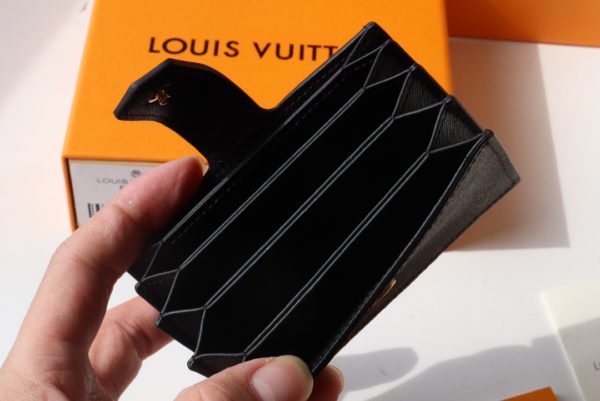 Louis Vuitton New Card Holder - Black - Image 3