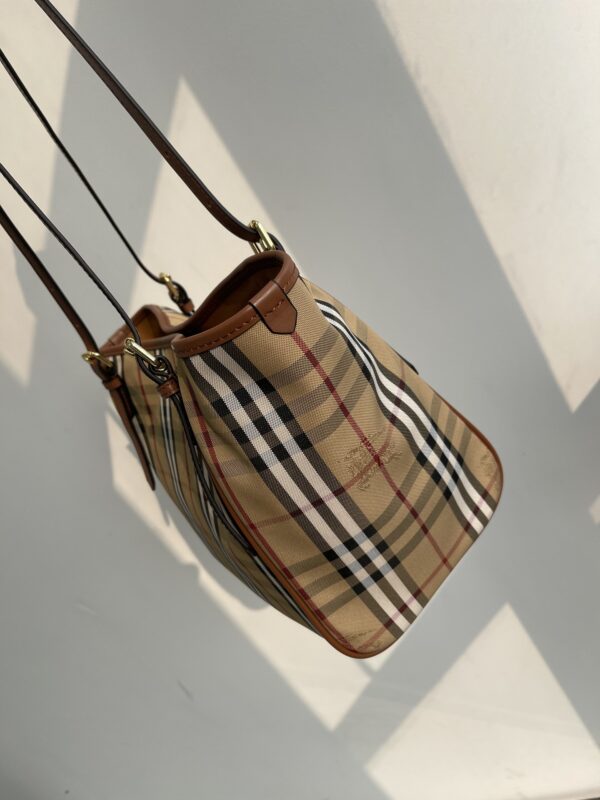 Burberry Mini Canter Horseferry Check Tote Bag - Image 5