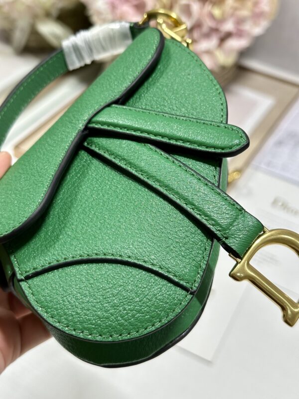 Dior Super Mini Saddle Bag - Green - Image 2