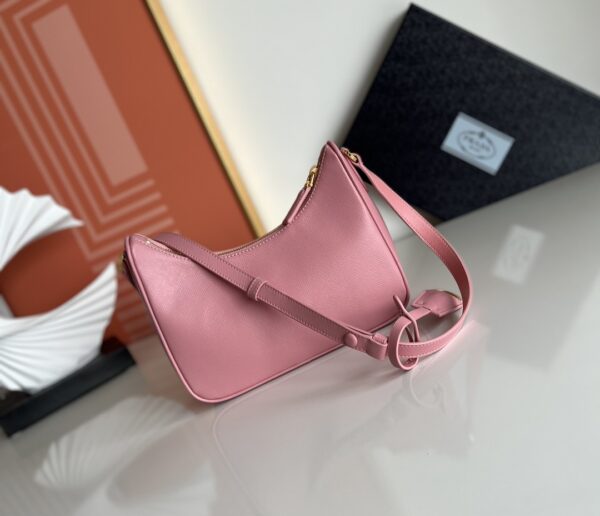 Prada Hobo Shoulder Handbag - Pink - Image 5