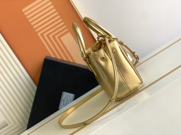 Prada Galleria Handbag - Gold - Image 5