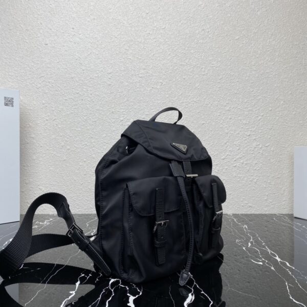 Prada Nylon Large Backpack - Black - Image 3